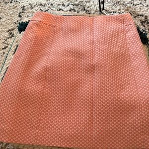 Polka dot Loft pencil skirt